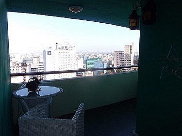 Terraza vista desde el interior
