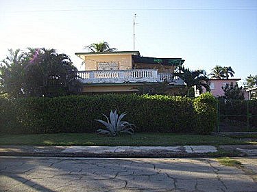 La casa particular de Maria Antonia, vista desde el exterior