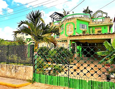 La casa de Olguita vista desde el exterior