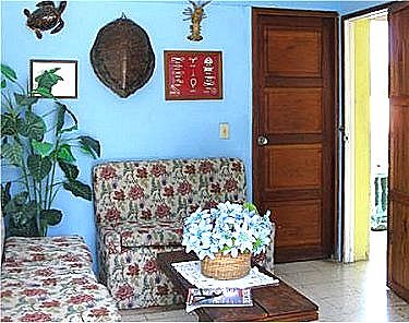 Sala de estar de la casa