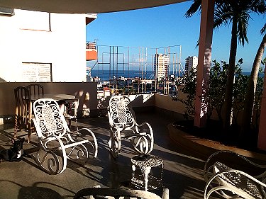 Detalle de la terraza