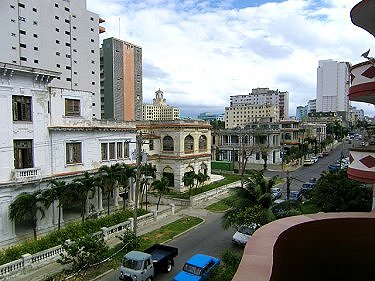 Vista a la calle desde el apartamento