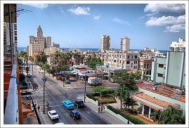 Vista desde la terraza de la casa