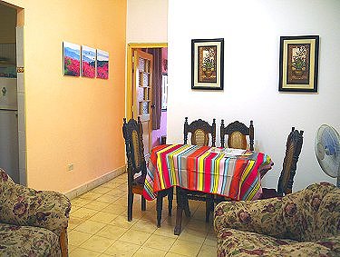 Zona comedor de la sala