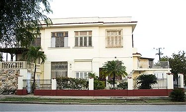 Exterior de la casa de Brito