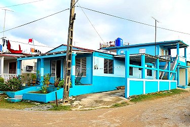 Fachada trasera de Villa Wilmia