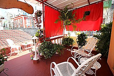 Terraza para huespedes
