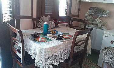 Comedor - cocina del apartamento
