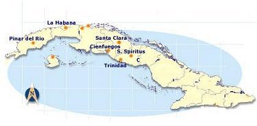 Plano de ciudades a visitar