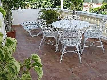 Terraza de la casa de Isela y Leon
