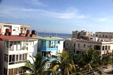 Vista hacia el mar